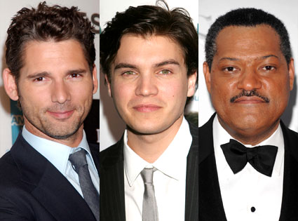 Eric Bana, Emile Hirsch, Laurence Fishburne Eric Bana, Emile Hirsch, Laurence Fishburne